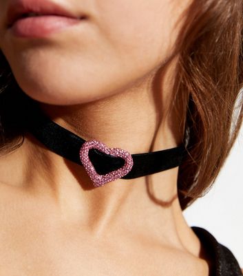 Black and on sale pink choker