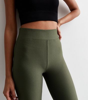 Olive green deals high waisted leggings