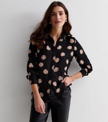 Grey Spot Long Sleeve Shirt