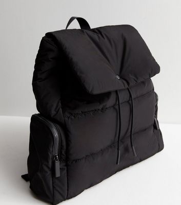 Black Padded Backpack