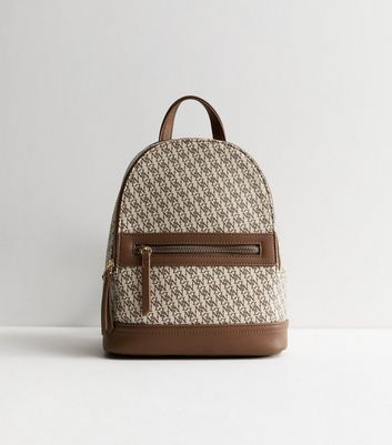 Leather backpack clearance new look