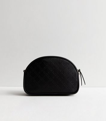 Black half moon online crossbody bag