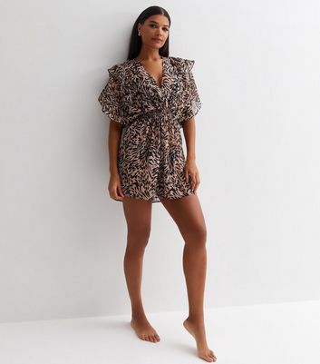 Leopard print playsuit new look deals