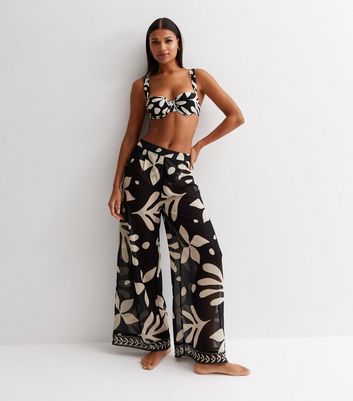 Mango Floral Trousers | very.co.uk
