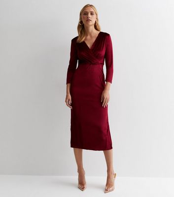 Burgundy velvet skater dress best sale