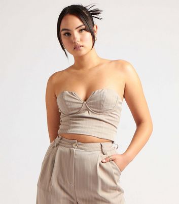 New look tube top best sale