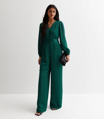 Green Jumpsuits & Playsuits | Emerald Green & Khaki Jumpsuits