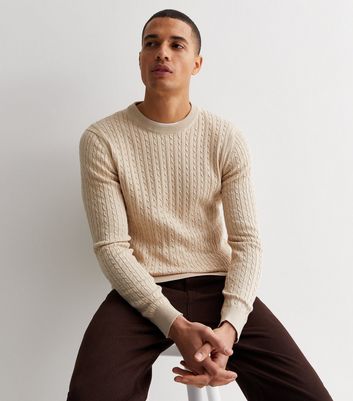 Jack and jones cable knit jumper best sale