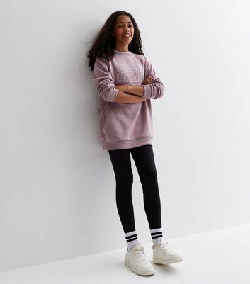 Girls Light Purple Toronto Long Logo Sweatshirt