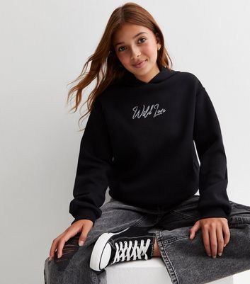 Black sweatshirts 2025 for girls