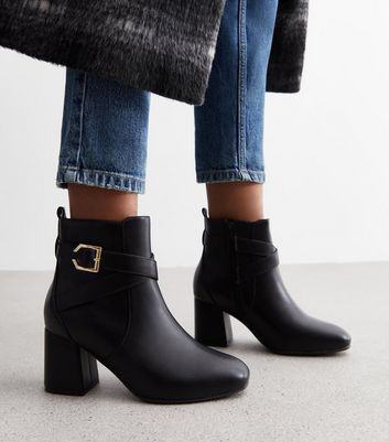 Extra wide best sale leather ankle boots