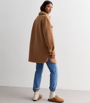 Tan teddy coat new arrivals