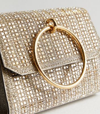 Gold store embellished bag