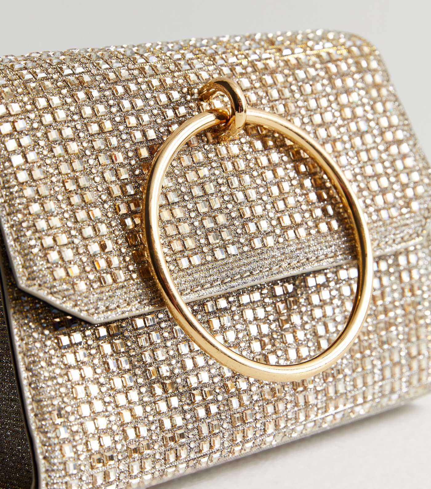 Gold Embellished Grab Handle Bag Image 3