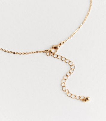 Gold Libra Star Sign Necklace New Look