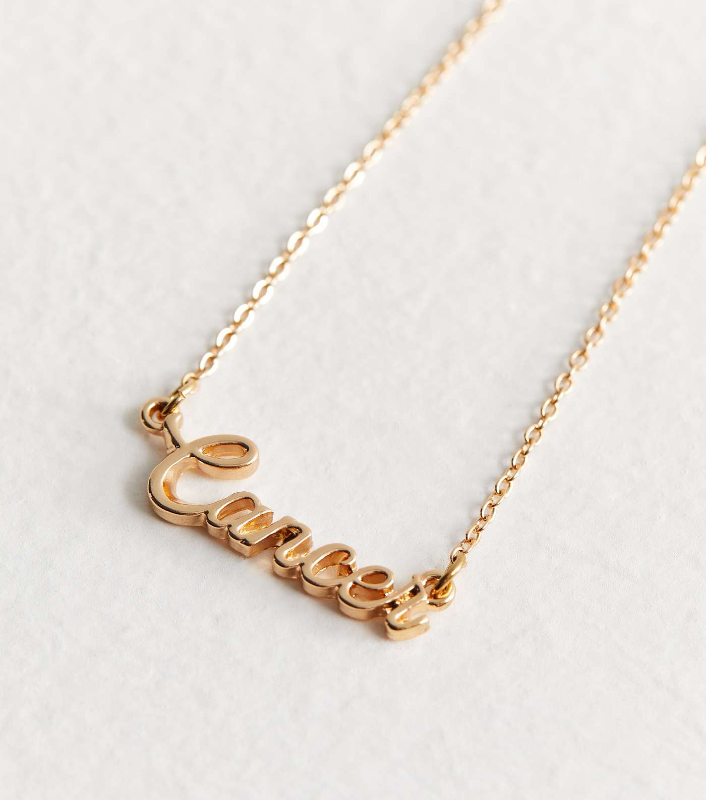 Gold Cancer Star Sign Necklace Image 4