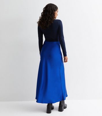 Royal blue maxi clearance skirt