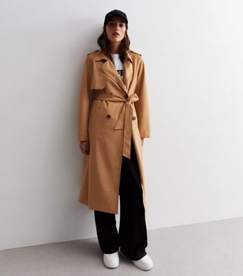 Long light trench outlet coat