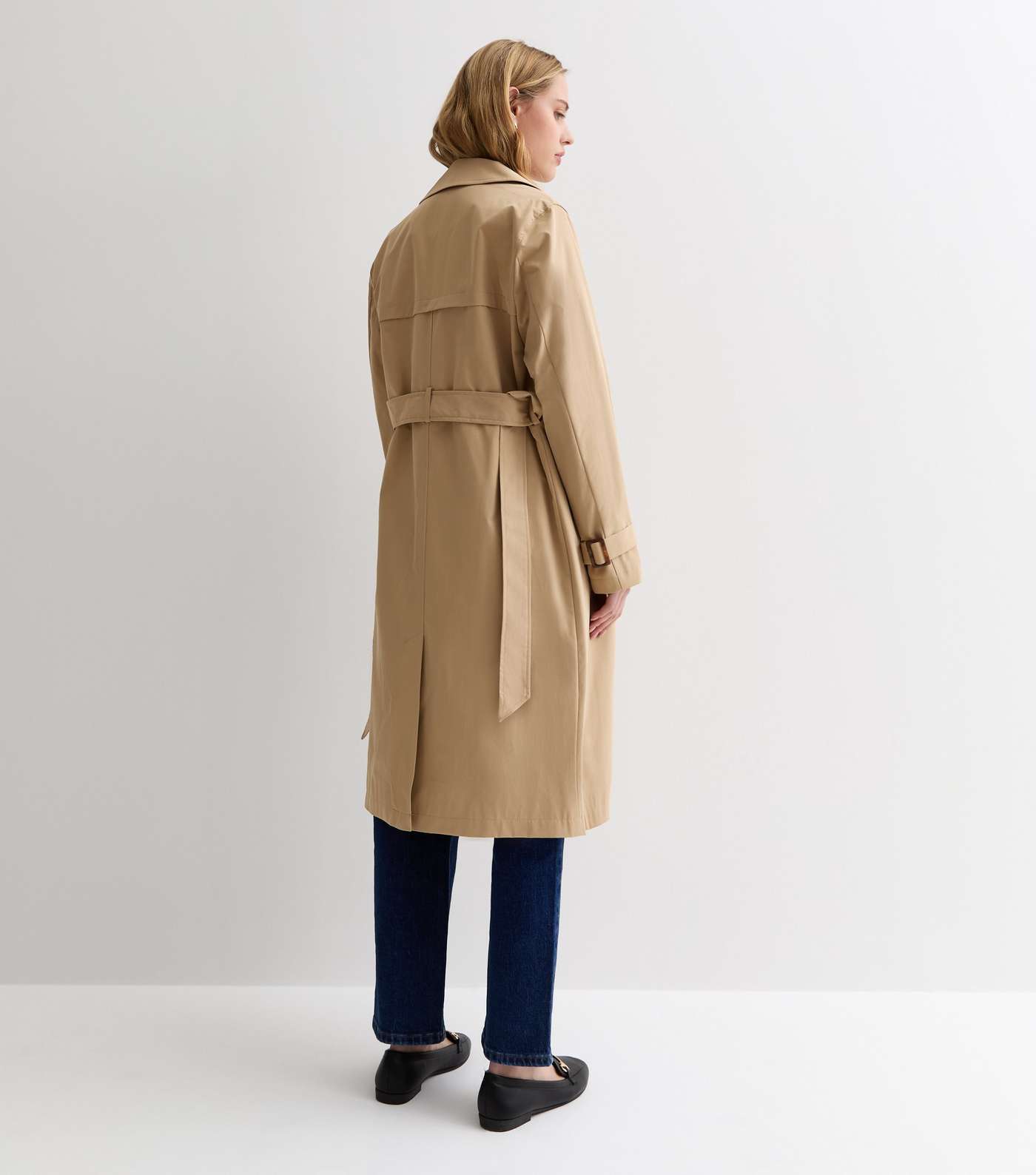Stone Belted Trench Coat Image 4