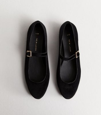 Black strappy ballet discount flats