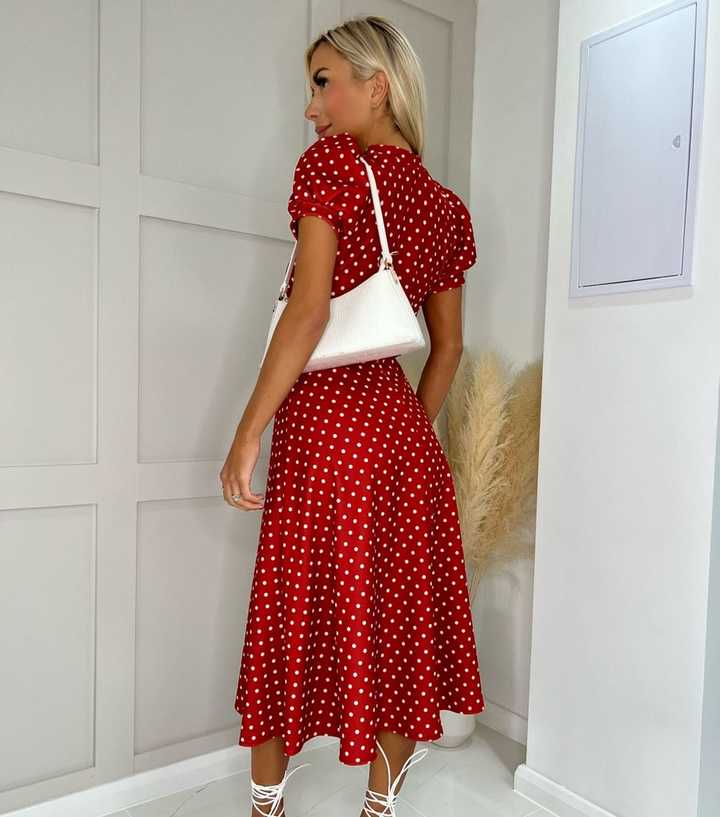 Missy Polka Dot Dress - Red