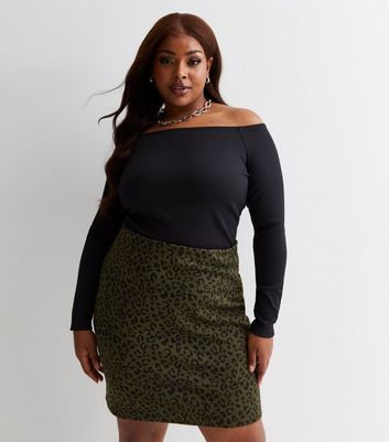 Plus size clearance khaki skirt 48