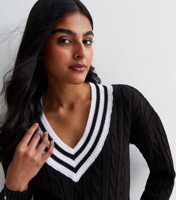 Black school hotsell jumper new look