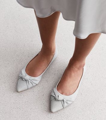 Grey ballerina sale pumps