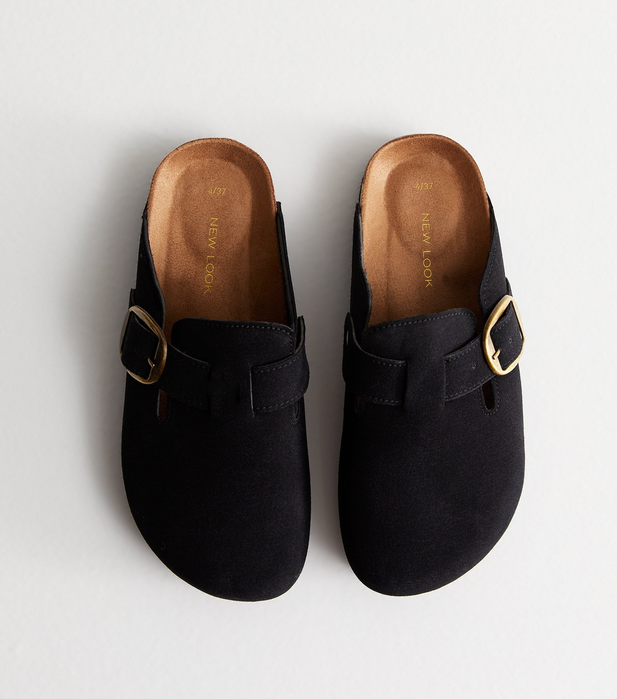 Women's Black Suedette Mules New Look