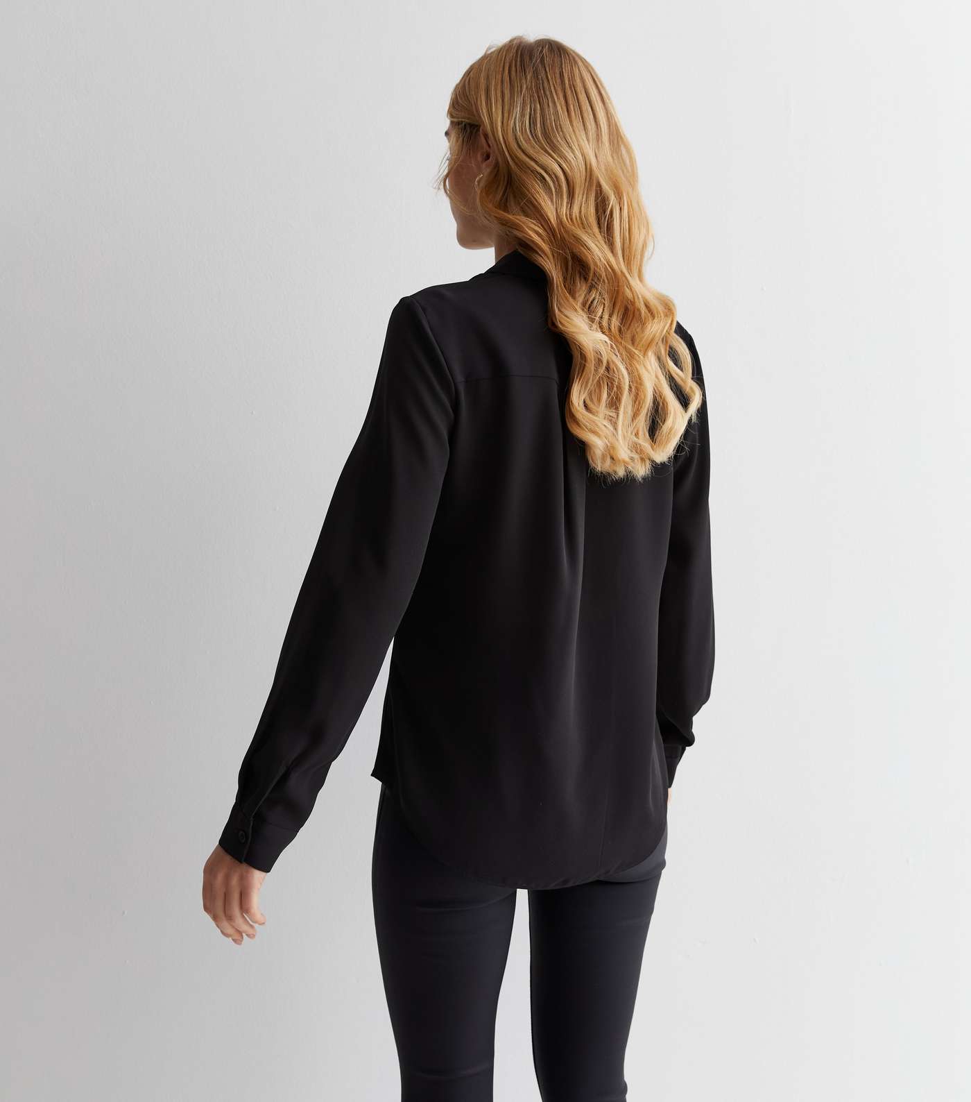 Black Long Sleeve Shirt Image 4