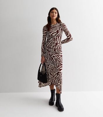 Tall animal print sales dress