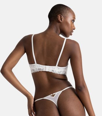 Dorina Cream Lace Plunge Bra