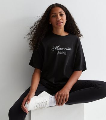 Girl in baggy t shirt deals