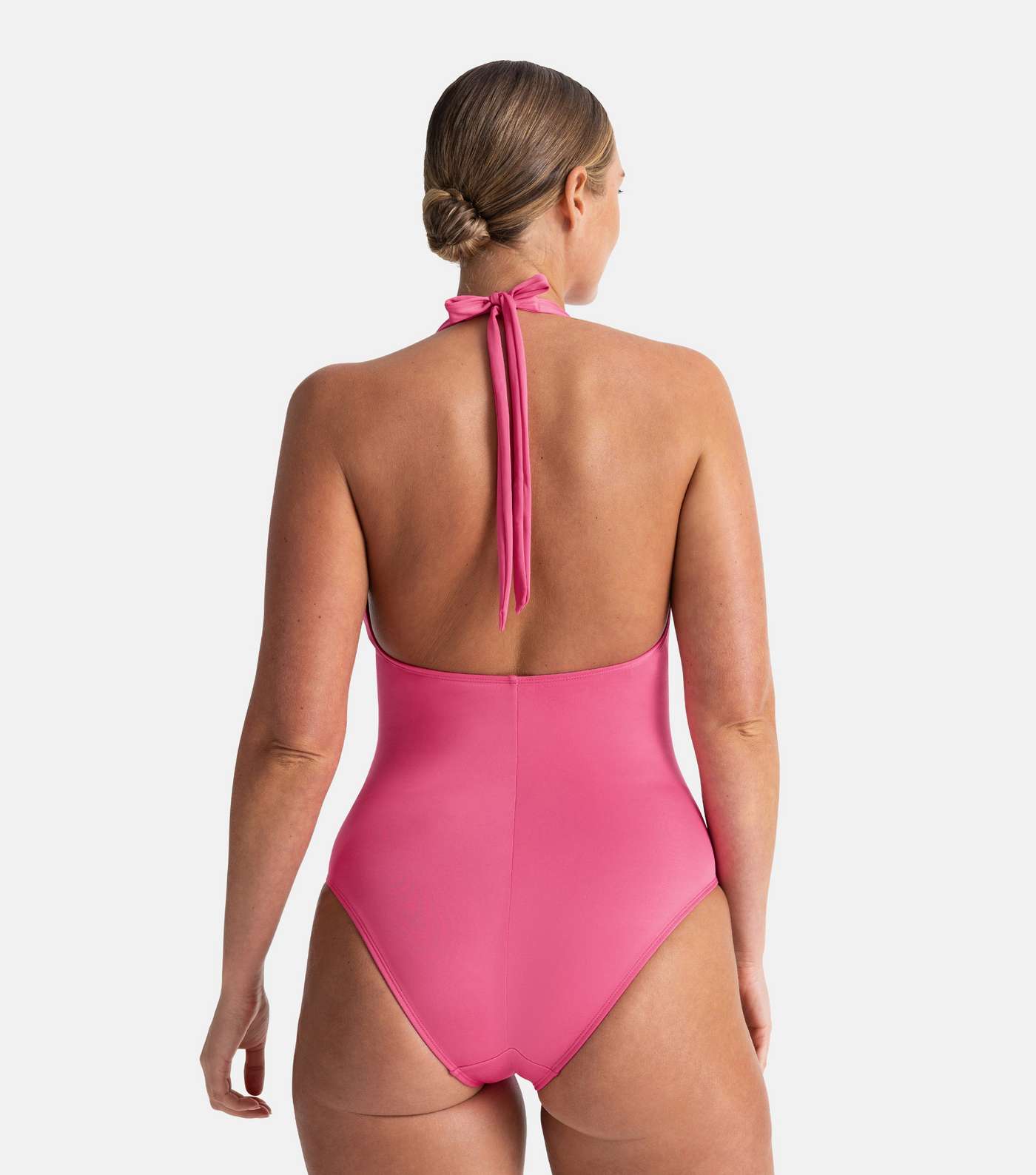Dorina Maternity Mid Pink Halter Swimsuit Image 3