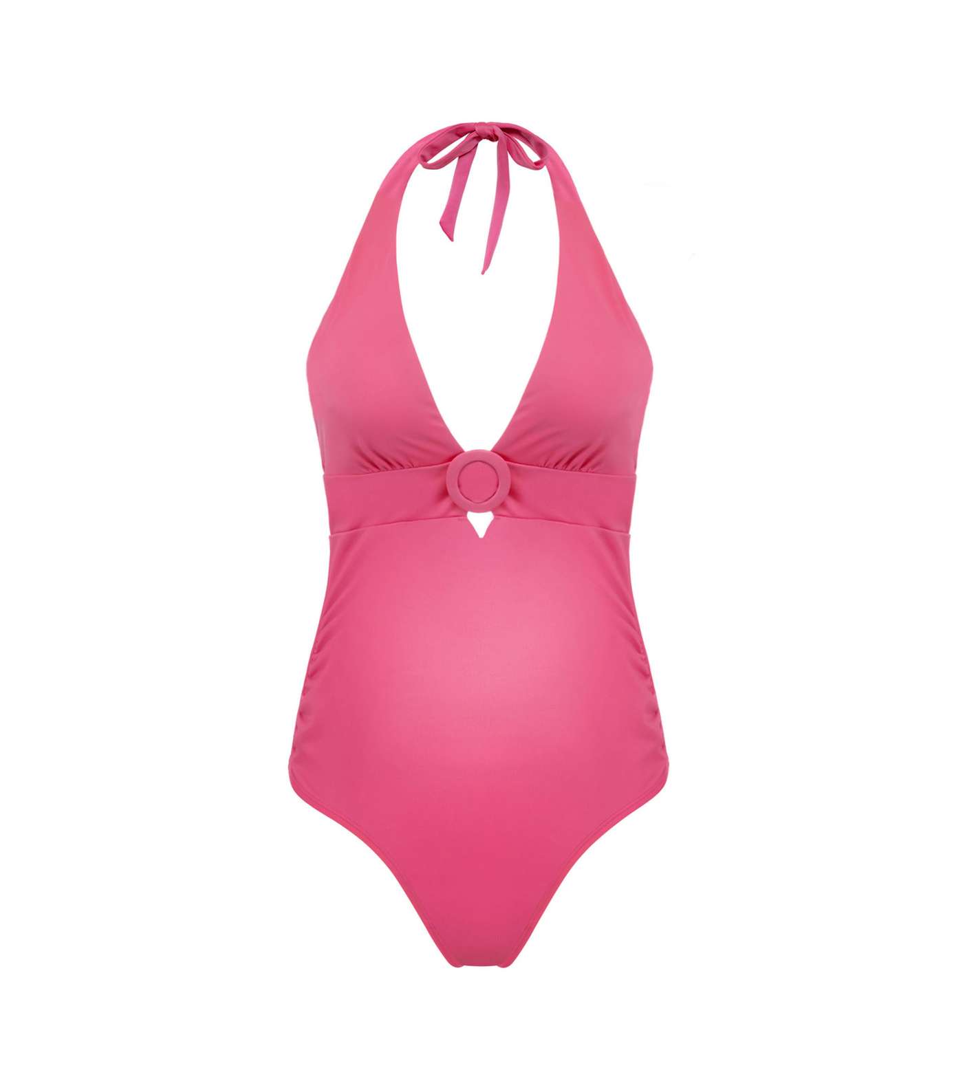 Dorina Maternity Mid Pink Halter Swimsuit Image 5