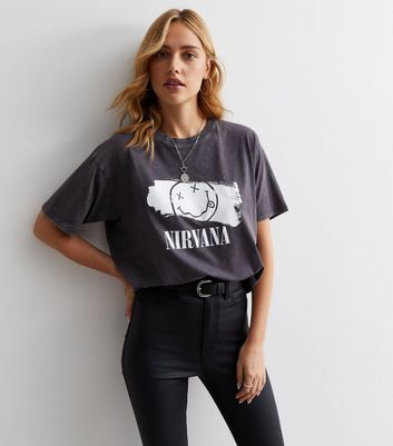 Nirvana grey outlet shirt