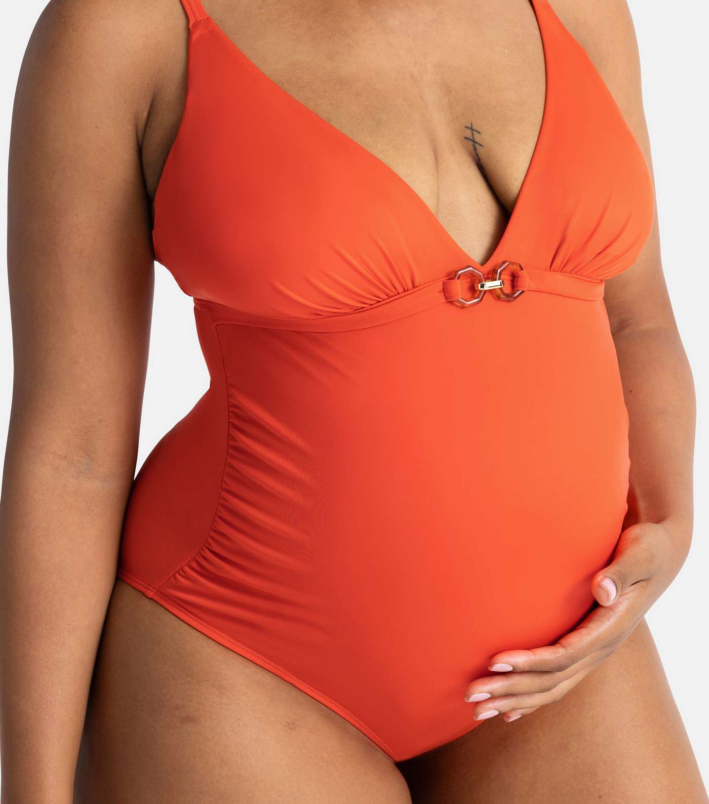 Dorina Maternity Coral Swimsuit Image 4