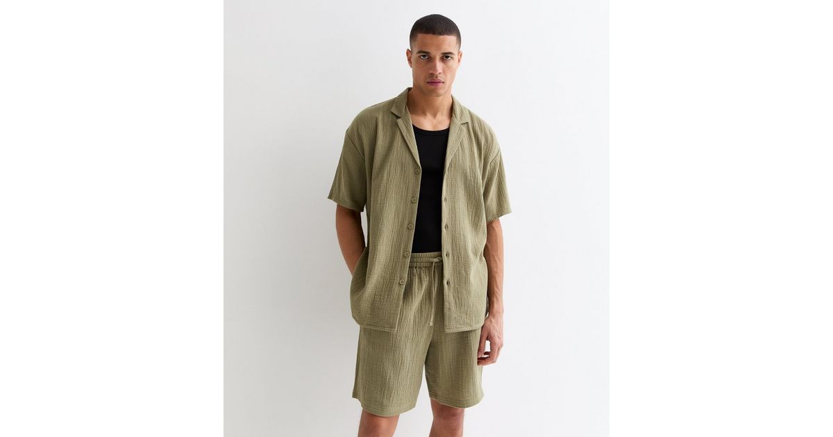 Double Take - Relaxed Vibes Textured Tee & Shorts Set