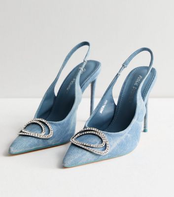 Denim store court shoes