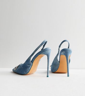 Blue jean hot sale heel shoes