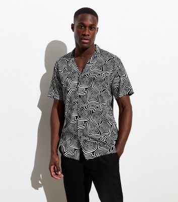 Black short sleeve dress shirt on sale