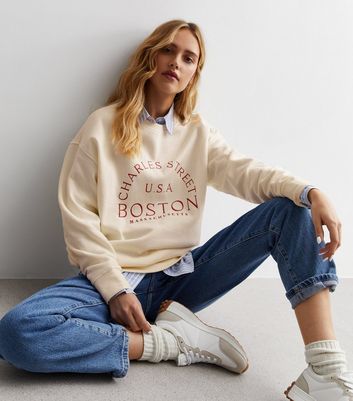 New look white discount sweatshirt