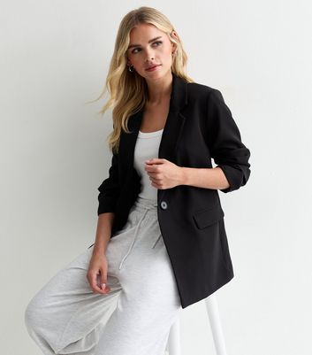 Petite Black Blazer New Look