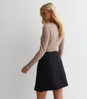 Black skater hotsell skirt petite