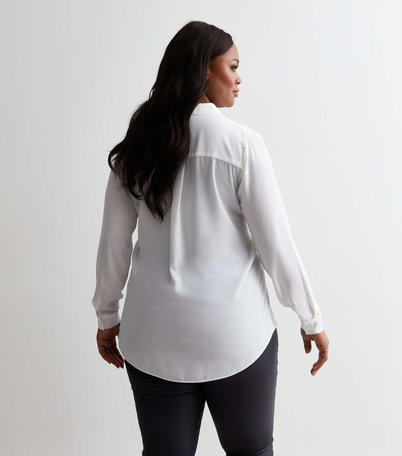Curves Off White Long Sleeve Shirt Image 4