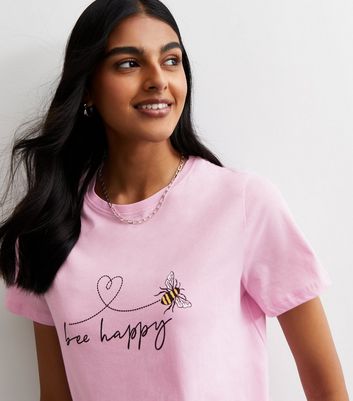 Pastel pink t shirt cheap womens