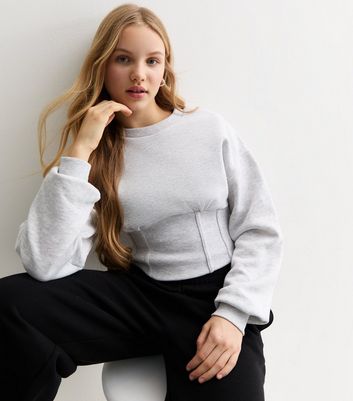 Girls store grey sweatshirt