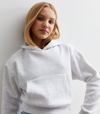 Cropped shop front hoodie