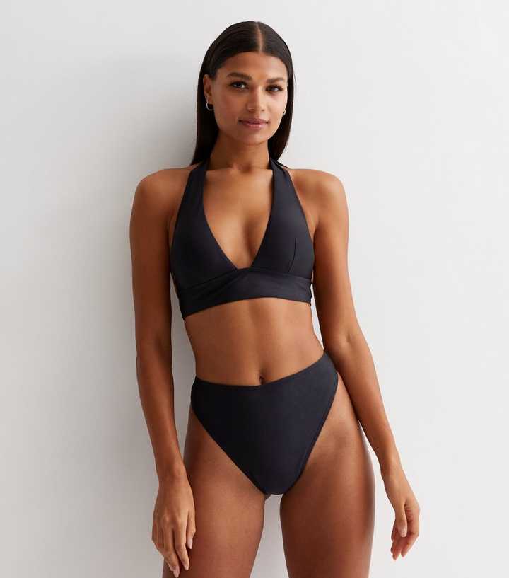Black Thong Bikini Bottoms