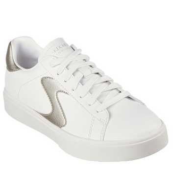 Skechers White Eden LX Beaming Glory Trainers
